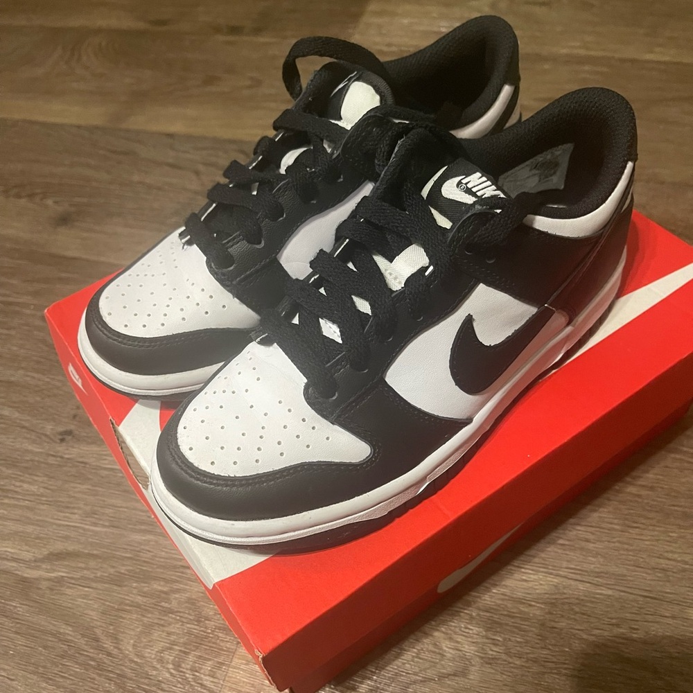 Dunk Low Black and White Youth